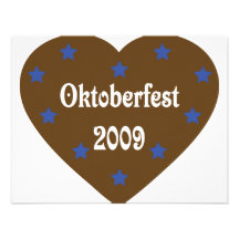 Heart with Oktoberfest icon Custom Invitation