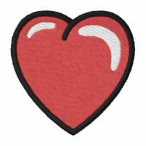 Heart with Reflection embroidered shirts by ZazzleEmbroidery Heart with Reflection embroidered shirts