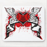 Heart With Wings MousePad
