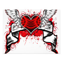 Heart with Wings invitations