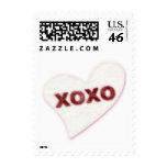 Heart with X's & O's Stamps