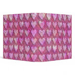 Heart Wrapping Paper Vinyl Binders