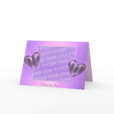 Heart Wraps1 (photo frame) Greeting Card