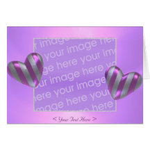 Heart Wraps1 (photo frame) Greeting Card