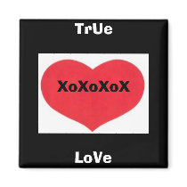 heart, XoXoXoX, True Love magnets