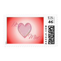 HEART XXX & OOO BE MINE by SHARON SHARPE postage by sharonsharpe HEART XXX & OOO BE MINE by SHARON SHARPE postage