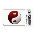 heart yin yang postage by EverAfter heart yin yang postage