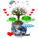Heart Your Planet! Ultra Cute Aliens t-shirts