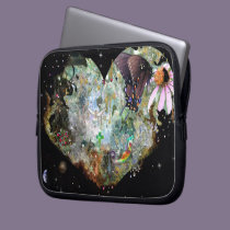 Heart your world 2 electronics bags