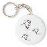 Heartagram Key Chains