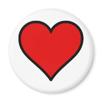 Heartastic Refrigerator Magnet
