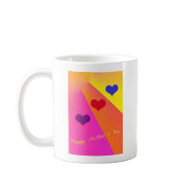 Heartbeams-Happy Mother's Day Mug by SjStevenson Heartbeams-Happy Mother's Day Mug