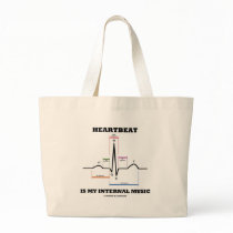 Heartbeat Is My Internal Music (ECG/EKG) Bag