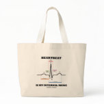 Heartbeat Is My Internal Music (ECG/EKG) bags
