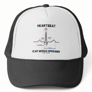 Heartbeat Is My Modus Operandi (Electrocardiogram) hat