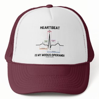 Heartbeat Is My Modus Operandi (Electrocardiogram) hat