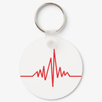 heartbeat keychains