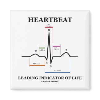 Heartbeat Leading Indicator Of Life magnet