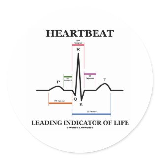 Heartbeat Leading Indicator Of Life sticker