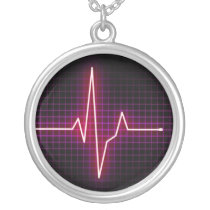 Heartbeat Pulse ECG necklace