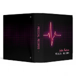 Heartbeat Pulse Medical binder
