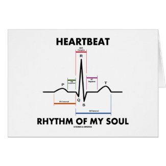 Heartbeat Rhythm Of My Soul (ECG/EKG) card