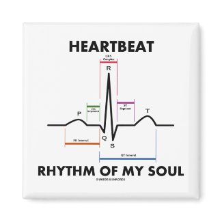Heartbeat Rhythm Of My Soul (ECG/EKG) magnet