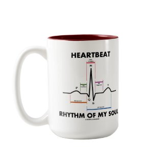 Heartbeat Rhythm Of My Soul (ECG/EKG) mug