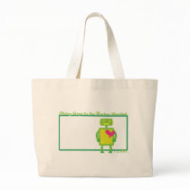 HeartBot 2 Tote Bags