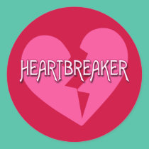 HEARTBREAKER with Broken Heart stickers