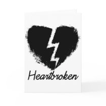 Heartbroken Anti Valentine's Day cards