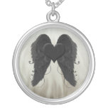 HEARTED ANGEL WINGS NECKLACE