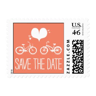 Heartfelt - Save the Date - Pink Postage Stamps