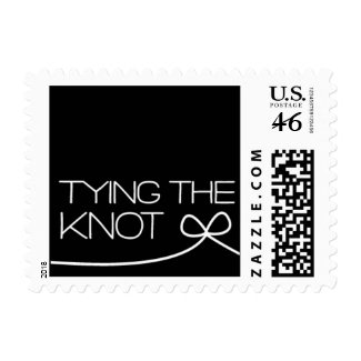 Heartfelt - Tying the Knot - Black stamp