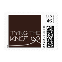 Heartfelt - Tying the Knot - Brown Stamp