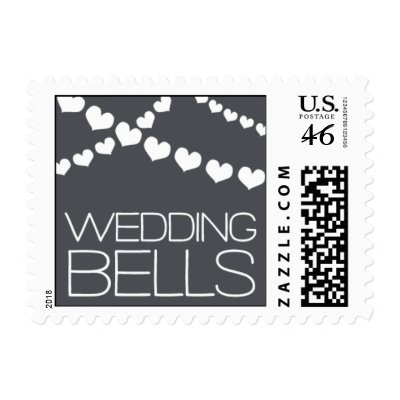 Heartfelt - Wedding Bells - Gray Postage