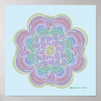 HeartFlower Mandala (TM) print