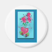 heartFLUERfly.jpg Refrigerator Magnet