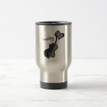 HeartGuitarLogoMug mugs