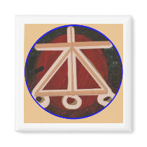 HEARTH - Karuna Reiki Healing Symbol Refrigerator Magnets