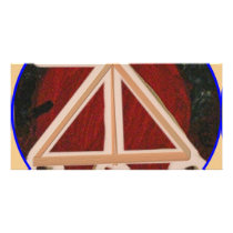 HEARTH - Karuna Reiki Healing Symbol Custom Photo Card