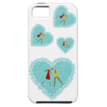Hearth love illustration iPhone 5 cover