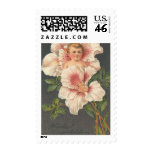 Heartiest Congratulations Flower Child Postage Stamps