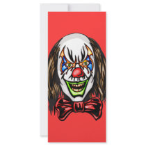 Heartless Evil Clown Rack Cards