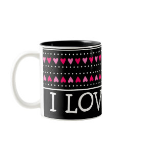 Heartline I Love You Mug - text can be changed to whatever you like. Heartline I Love You Mug - text can be changed to whatever you like.