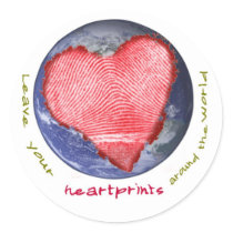 Heartprints Stickers