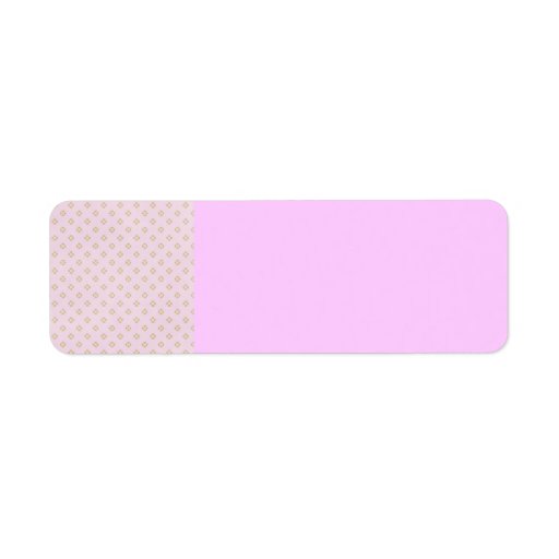 hearts09-pink HEART SHAPES LIGHT PINK SQUARE PATTE Custom Return Address Labels