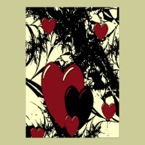Hearts 8 Poster posters