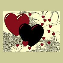 Hearts 9 Poster posters