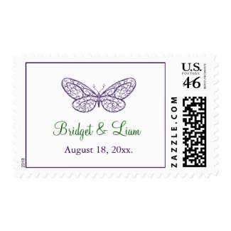 Heart's a Flutter Stamp